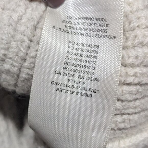 Aritzia Cream Cable Knit Sweater - Picture 12 of 12